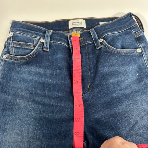 CITIZENS OF HUMANITY medium blue jeans rocket ankle SZ 24 women’s - Picture 9 of 9